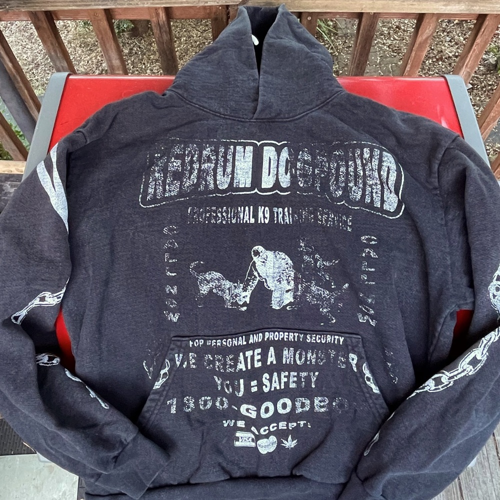 RedRum Dog Pound Black Hoodie